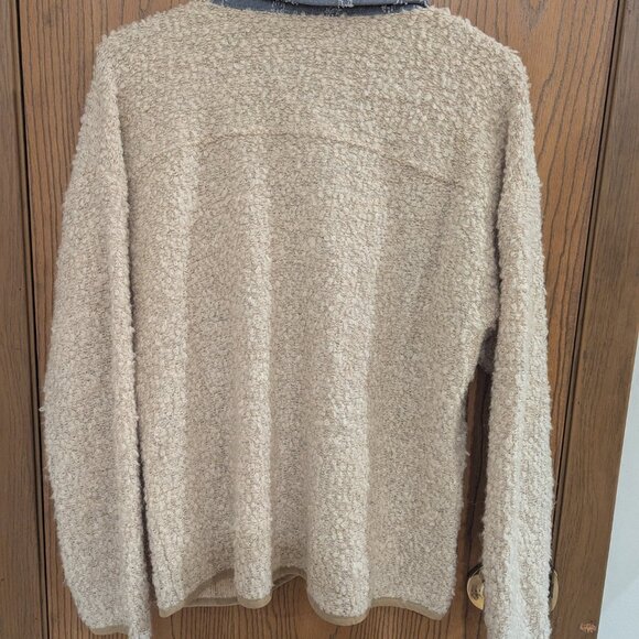 Women's  Mystree Wool Blend Denim Trim with Pockets-Size Medium - Picture 4 of 4